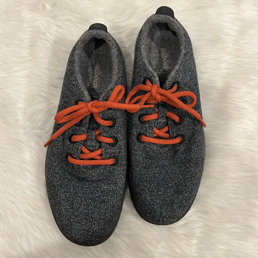 Allbirds Women Wool Runners SF Gray Size 10 Limited Edition Lace Shoes
